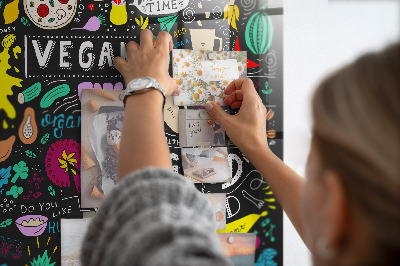 Tableau pour magnet Inscriptions abstraites