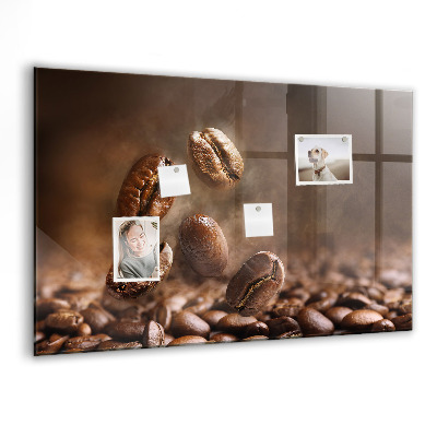 Tableau aimanté horizontal Café en grains