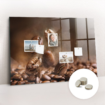 Tableau aimanté horizontal Café en grains