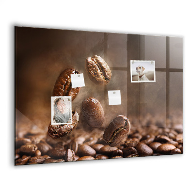 Tableau aimanté horizontal Café en grains
