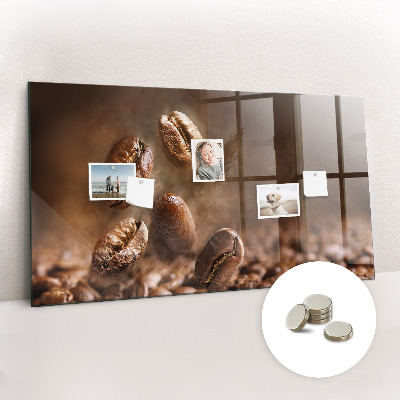 Tableau aimanté horizontal Café en grains