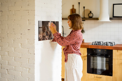 Tableau aimanté horizontal Café en grains