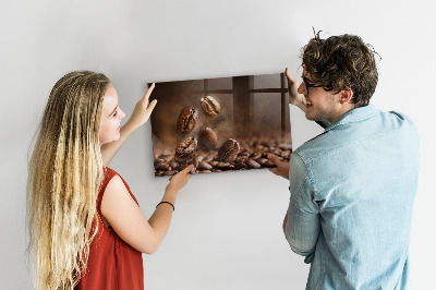 Tableau aimanté horizontal Café en grains