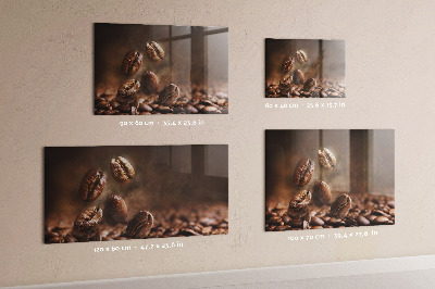 Tableau aimanté horizontal Café en grains