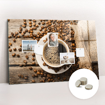 Tableau pour magnet Un sac de café