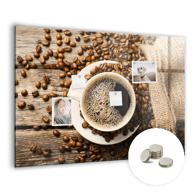 Tableau pour magnet Un sac de café
