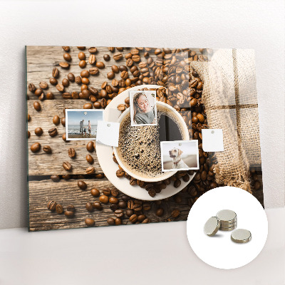 Tableau pour magnet Un sac de café