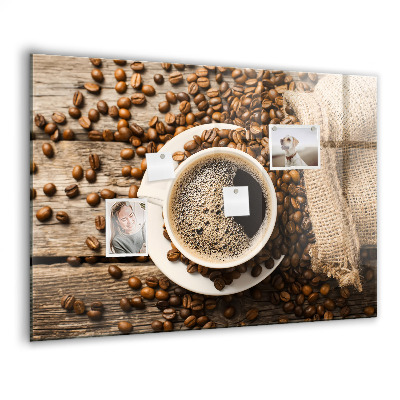 Tableau pour magnet Un sac de café