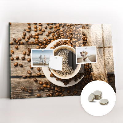 Tableau pour magnet Un sac de café