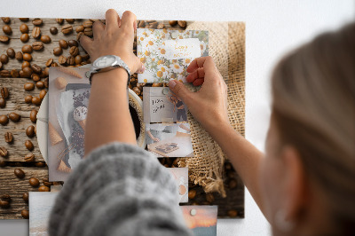 Tableau pour magnet Un sac de café
