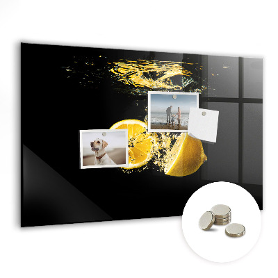 Tableau aimanté horizontal Citrons