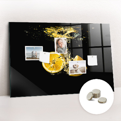 Tableau aimanté horizontal Citrons