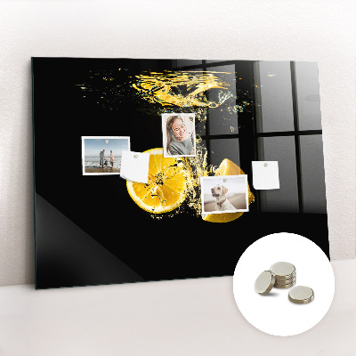 Tableau aimanté horizontal Citrons