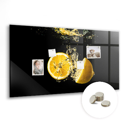 Tableau aimanté horizontal Citrons