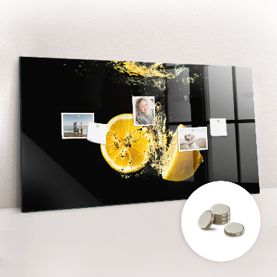 Tableau aimanté horizontal Citrons