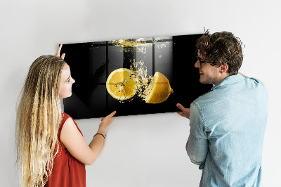 Tableau aimanté horizontal Citrons