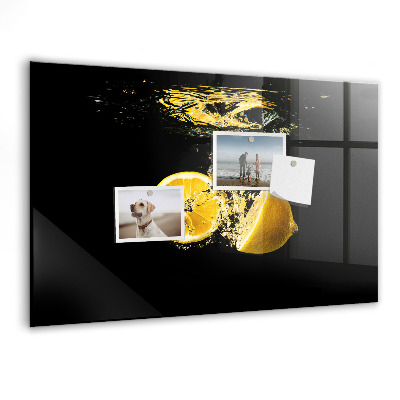 Tableau aimanté horizontal Citrons