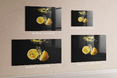 Tableau aimanté horizontal Citrons