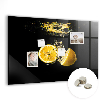 Tableau aimanté horizontal Citrons