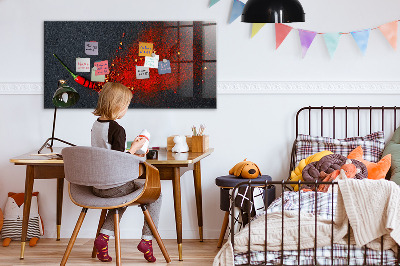 Tableau mural magnétique Épice rouge