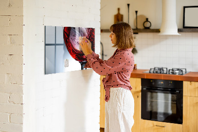 Tableau mural magnétique Un verre de vin