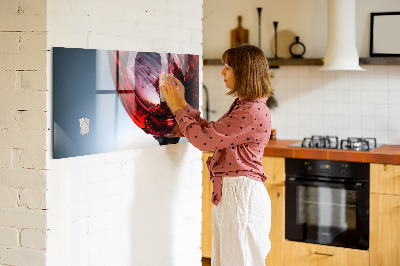 Tableau mural magnétique Un verre de vin