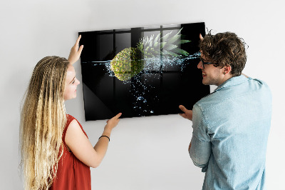 Tableau aimanté horizontal Ananas