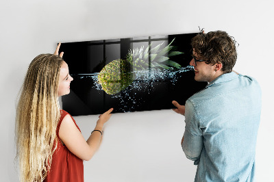 Tableau aimanté horizontal Ananas