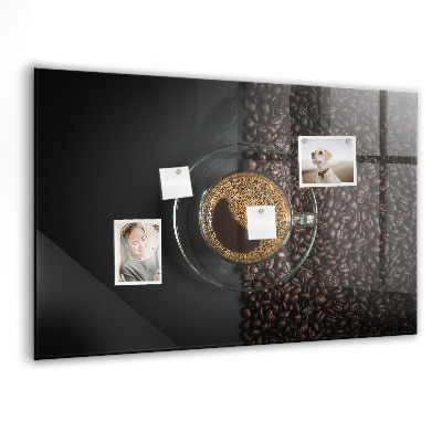 Tableau aimanté horizontal Une tasse de café