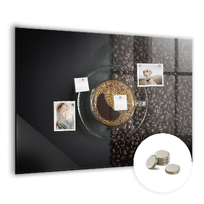 Tableau aimanté horizontal Une tasse de café