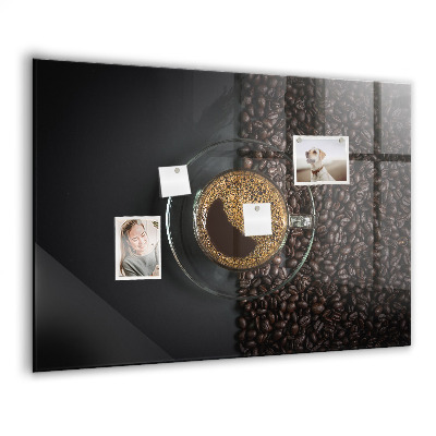 Tableau aimanté horizontal Une tasse de café