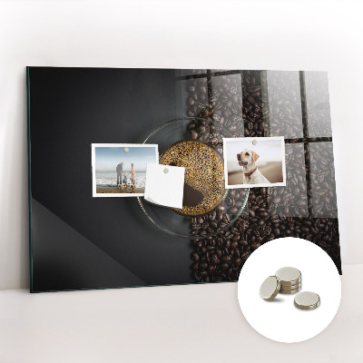 Tableau aimanté horizontal Une tasse de café