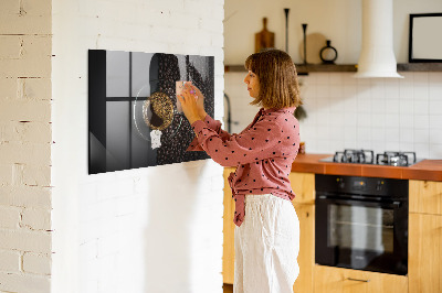 Tableau aimanté horizontal Une tasse de café