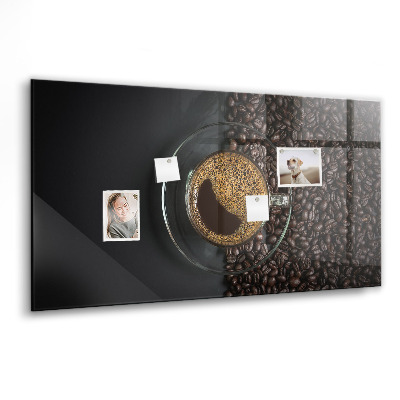 Tableau aimanté horizontal Une tasse de café