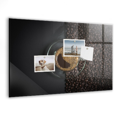Tableau aimanté horizontal Une tasse de café