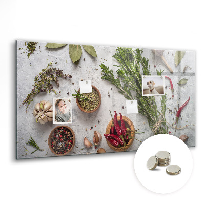 Tableau pour magnet Épices