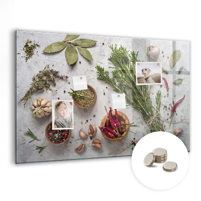 Tableau pour magnet Épices