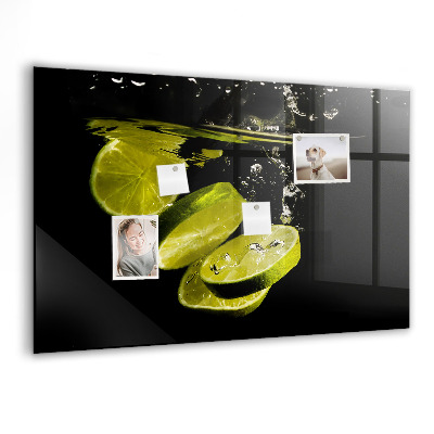 Tableau aimanté horizontal Citrons verts