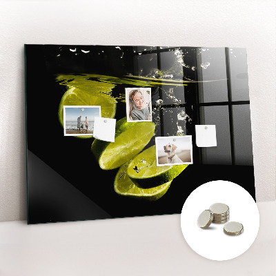 Tableau aimanté horizontal Citrons verts