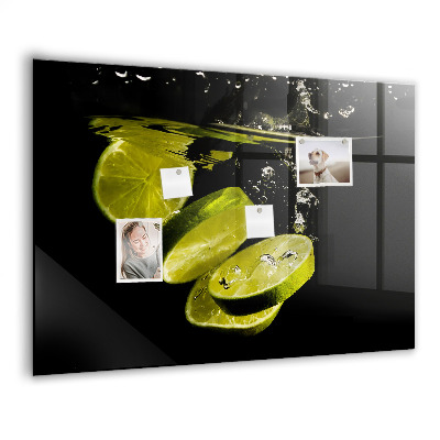 Tableau aimanté horizontal Citrons verts