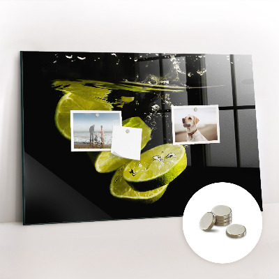 Tableau aimanté horizontal Citrons verts