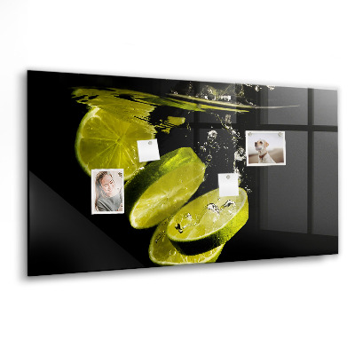Tableau aimanté horizontal Citrons verts