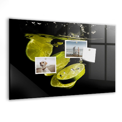 Tableau aimanté horizontal Citrons verts