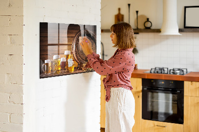 Tableau mural magnétique Un tonneau de bière