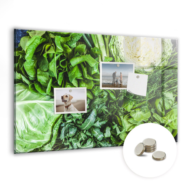 Tableau pour magnet Légumes verts