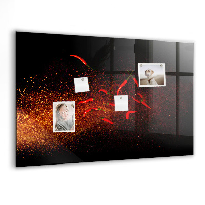 Tableau mural magnétique Piments