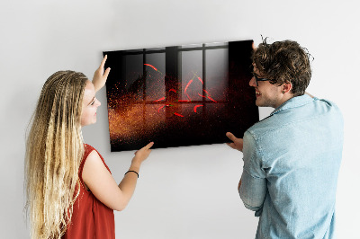 Tableau mural magnétique Piments