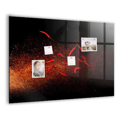 Tableau mural magnétique Piments