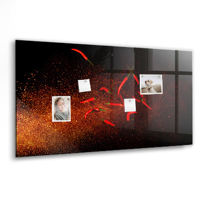 Tableau mural magnétique Piments