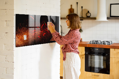 Tableau mural magnétique Piments